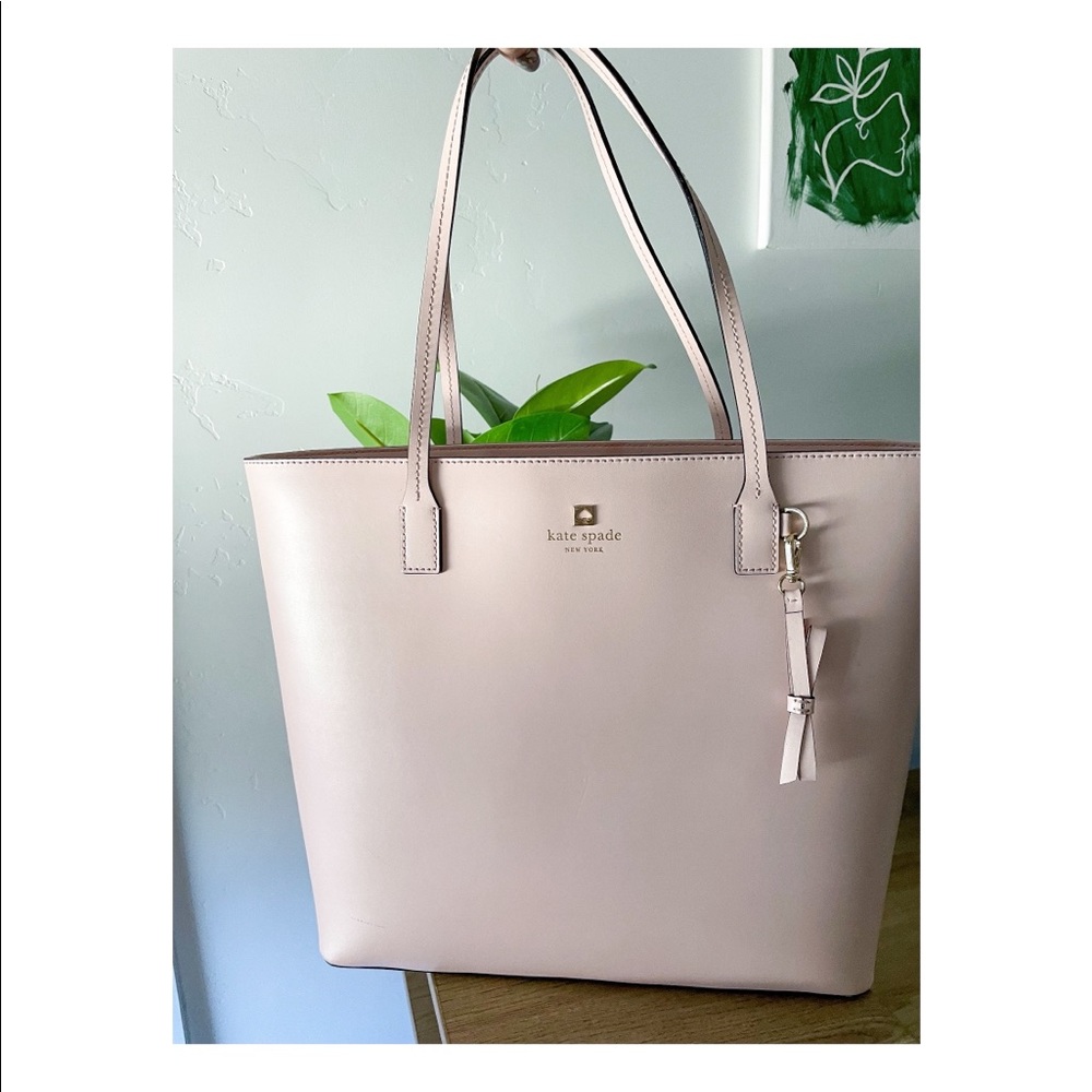 Kate spade light baby pink tote